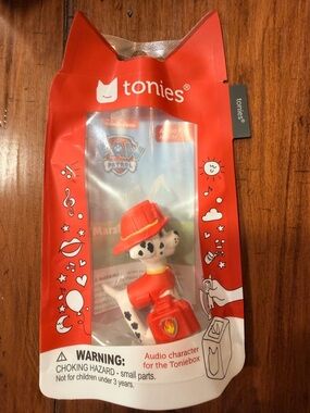 Tonies Paw Patrol Marshall Firefighter Audio Figure - Red